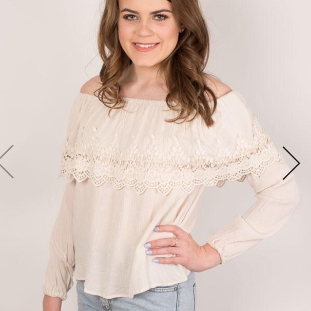 Off the shoulder top